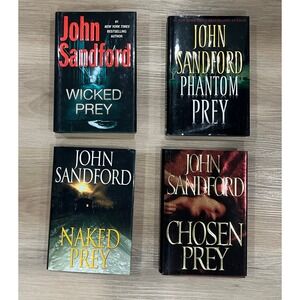 Set of 4 John Sandford - Prey Series - Hardcover - Thriller Crime